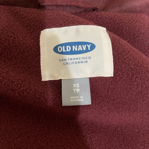Old Navy Women’s Burgundy Zip Up Vest Jacket Size XS - Picture 6 of 9